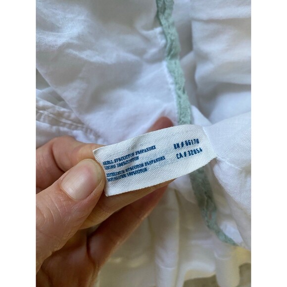 Leifsdottir dress off white ruffles sleeveless womens 6 cotton - Picture 10 of 12